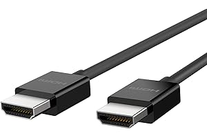 Belkin Cable HDMI 2.1 de alta velocidad Ultra (4K, Dolby Vision HDR, óptimo para Apple TV, 2 metros) - negro