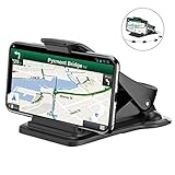 【Alles Ordnung】Diese KFZ Halterung ist in der Handflächengröße, verdeckt niemals die Tasten des Mobiltelefons und bringt keine visuellen blinden Flecken für die Fahrer. Im Lieferumfang sind 5 Kabelklammern enthalten, um das Kabel zu organisieren. Ihr Auto wird ordentlich und sauber bleiben