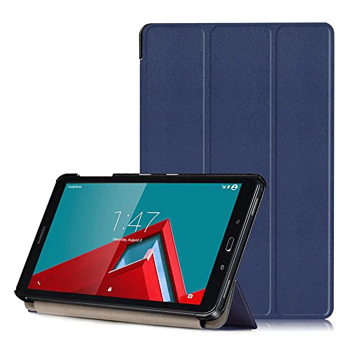 AVIDET Ultra Slim Vodafone Tab Prime 7 Hülle Case Superleicht Ständer Smart Shell Cover Schutzhülle Etui Tasche für Vodafone Tab Prime 7 Tablet-PC (Blau)