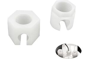 KALEXION Tuercas de Repuesto para Sodastream - Tuercas Compatibles con Sodastream Jet, Spirit, Easy, Duo, Fizzi, Terra, Crystal 1.0 & 2.0, Adaptador Sodastream para Conexión Rápida y Fácil, Fácil de Usar(2PZS)