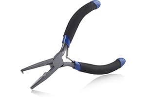 SPEEDWOX Fishing Pliers With Line Cutter and Crimping Tool - Saltwater Fishing Gear With Pistol Grip and Split Ring Remover