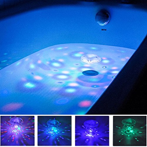 Preisvergleich Produktbild EMOTREE 1x Schwimmlicht LED RGB Badewanne Licht Springbrunnen Lampe Unterwasserbeleuchtung