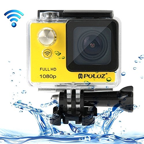 examen SUNSKY PULUZ U6000 Full HD 1080P 2.0 pouces LCD écran WiFi étanche multi-fonction Sport Action Camcorder, Novatek NT96650 Chipset, 175 degrés grand angle ( Color : Yellow )