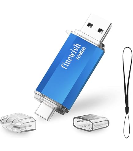 ORICO USB-Stick 128 GB – Mit USB-C Und USB-A, Bis 100 MB/s, Für Smartphone, PC & Laptop