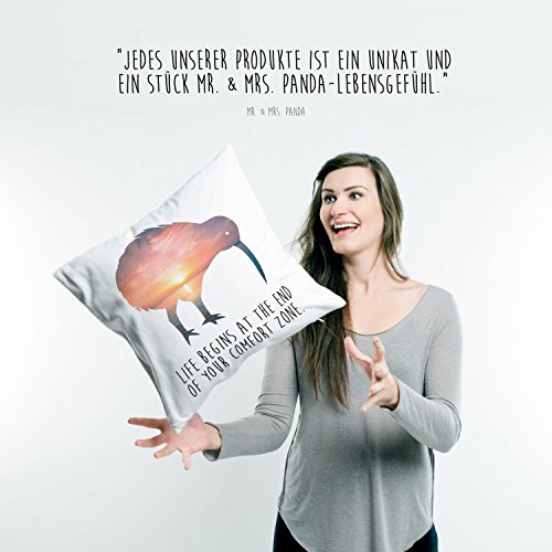 Mr. & Mrs. Panda Kissen 40×40 Kiwi Vogel – 100% handmade in Norddeutschland – Kiwi, vogel, Kiwivogel, Neuseeland, Newzealand Kissen, Kissenhülle, Kopfkissen, Geschenk, Schenken, Couch, Sofakissen, weich, flauschig, 40×40, 40 x 40 Kiwi, vogel, Kiwivogel, Neuseeland, Newzealand - 4