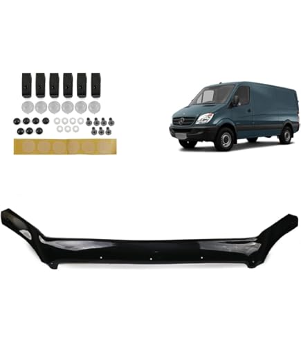 VW CRAFTER 2006-2016 BONNET BUG WIND STONE DEFLECTOR PROTECTOR NOT Bonnet Bra