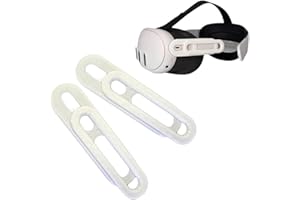 BeisDirect Adjustable Head Strap Adapter for Meta Quest 3 Elite Strap for Quest 3 Headband Connection to Quest 3 VR Head Strap 3D Printed Accessories (Whlte)