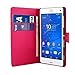 Produktbild SONY XPERIA Z3 COMPACT PINK, KUNSTLEDER, INKL. DISPLAYSCHUTZFOLIE VON GADGET BOXX