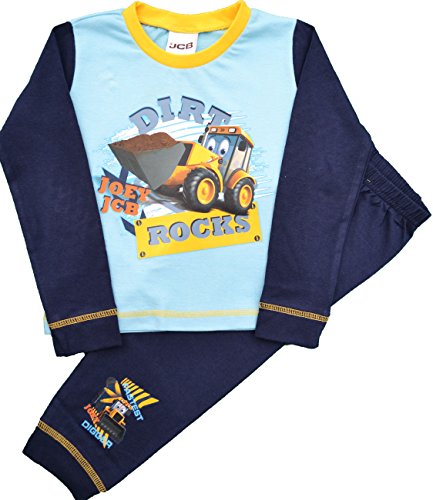 Boys JCB Digger Snuggle Fit Pyjamas Size 18-24 Months