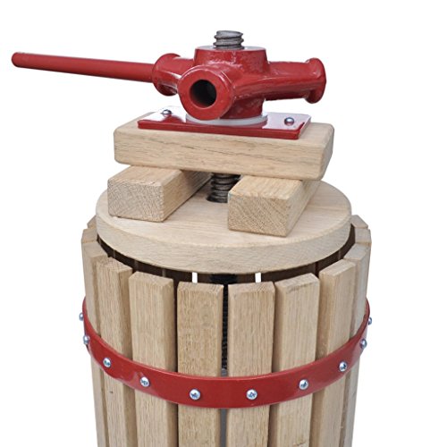 vidaXL Weinpresse Beerenpresse Obstpresse Saftpresse Fruchtpresse 12 Liter 140597 - 5