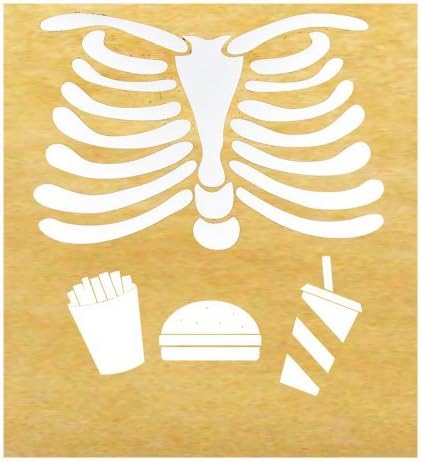 Daddy Skeleton Burger Soda & Fries DIY Iron-on by Candyland Studio