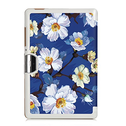 Acer Iconia One 10 B3-A30 Hülle, IVSO Ultra Schlank Superleicht Ständer Slim Leder zubehör Schutzhülle für Acer Iconia One 10 (B3-A30) 25,7 cm (10,1 Zoll HD) Tablet-PC perfekt geeignet (Für Acer Iconia One 10 (B3-A30), Muster-4) - 3