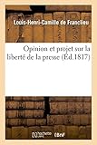 Image de Opinion et projet sur la liberté de la presse