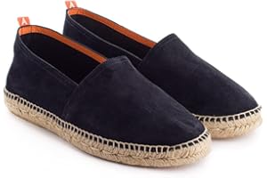 ABARCA Espadrilles für Herren aus Jute und Leder, handgefertigt in Spanien, Sommerparties, bequem und atmungsaktiv