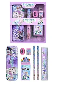 Cable World Stationary Kit Set for School Kids - Pencil Pen Book Eraser Sharpener - Stationary Kit Set for Girls/Boys Birthday Gift (Multicolor)