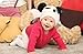 niceeshop(TM) White Cute Winter Warm Panda Hat Wool Knit Crochet Beanie Cap With 2 Balls for Baby Toddler Kid