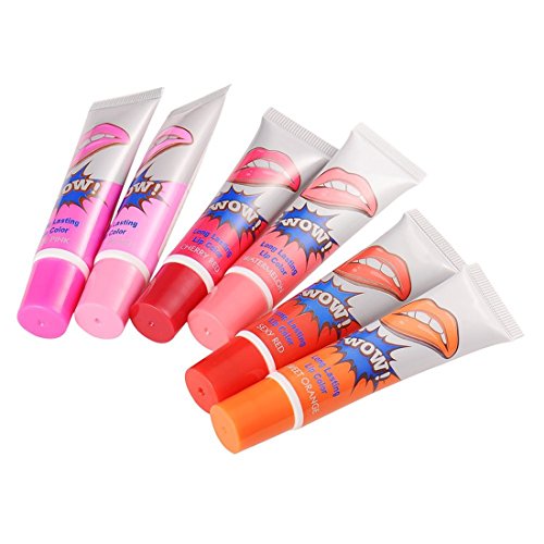 VWH 1pcs Tätowierung Magisch Farbe Abziehen Maske Tönung Lang Anhaltend Matt Wasserfest Lip Gloss lippenglanz -Lippenstift - 4