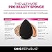 Beauty Makeup Sponge Blender - Blend Conceal Contour and Highlight - Flawless Makeup Application - Eco Friendly Latex Free and Hypoallergenic - Black