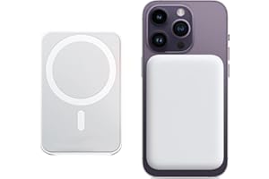 DPSKAAE Power Bank Magnetico per Magsafe Powerbank iPhone 5000mAh, Caricatore Portatile Magnetico Wireless 20W PD Ricarica Rapida Batteria Esterna per iPhone 16/15/14/12/Pro/Pro Max