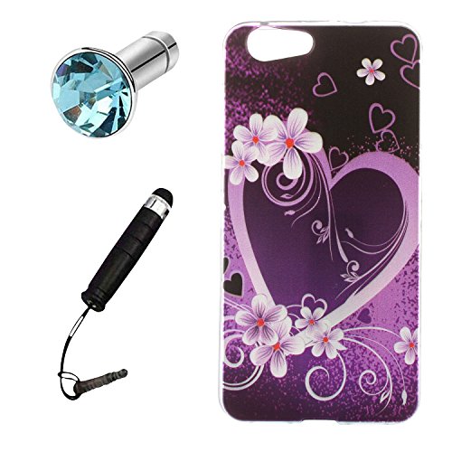 Lusee   Funda de silicona para Orange Dive 71   ZTE Blade A506   ZTE Dive 71   ConeXis X 5 0 pulgada Suave Cascara TPU coraz  n