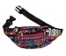 K London Stylish Canvas Woven Multi colored Ethnic Design Waist Pack Waist Pouch Travel Pouch Passport Holder Waist Bag with Adjustable Strap(11700_dari_mlticolor) RS.399.00