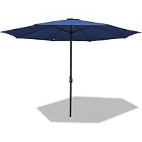 BMOT Sonnenschirm Ø 350cm Stahl Gestell UV Schutz UPF 40+ Gartenschirm Marktschirm und Schirmstoff Wasser- und…