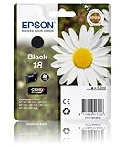 Epson Expression Home XP312 Black Genuine Epson Printer Ink Cartridge - Epson 18 Daisy Series