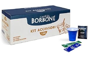 CAFFÈ BORBONE Borbone Ensemble de 2 lots d'accessoires de 150 pièces