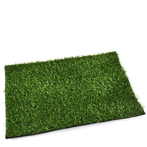 Platz Set Rasen Design Kunstgras 30x45cm grün Trend Floral Deko