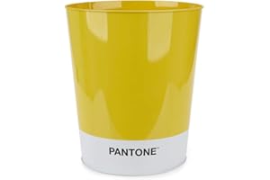 balvi Papierkorb Pantone Gelb Farbe Recyclingbehälter für Büro und zu Hause Briefpapier Produkt aus m