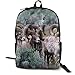 Produktbild HOJJP Schultasche Bighorn Sheep Canvas Backpack School Bag Travel ypack