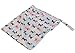 niceEshop(TM) Baby Infant Waterproof Zipper Wet and Dry Diaper Bag for Baby Carriage (Dog Print)