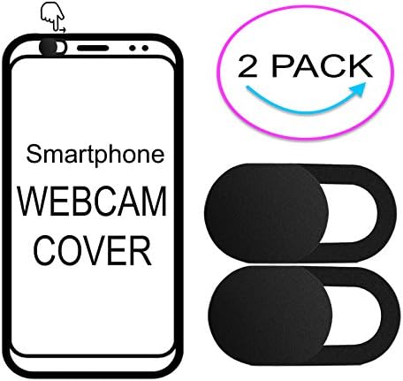 2 x Ultra Thin Privcay Webcam Camera Cover For SMARTISAN U3 PRO Nut Pro 2 - Black