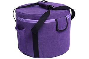 ENERGYSOUND Funda de lona resistente para cuenco de cristal de cuarzo de 30 cm, color morado