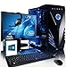 Produktbild VIBOX Advance Komplett-PC Paket 7 Gaming PC - 4,2GHz AMD 8-Core Prozessor, GTX 1050 Ti GPU, Super, Desktop Gamer Computer mit Spielgutschein, 22" HD Monitor, Tastatur & Mouse Set (DE QWERTZ), Windows 10, Blau Innenbeleuchtung, lebenslange Garantie* (3,3GHz (4,2GHz Turbo) Superschneller AMD FX 8300 Octa-Core Prozessor CPU, Nvidia GeForce GTX 1050 Ti 4GB Grafikkarte GPU, 16GB DDR3 1600MHz RAM, 1TB (1000GB) SATA III HDD 7200rpm Festplatte, 85+ Netzteil, Vibox blaues Gaming Gehäuse, AM3+ Mainboard)