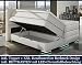 Produktbild XXL ROMA Boxspringbett mit Bettkasten Designer Boxspring Bett LED Schneeweiss Rechteck Design (Schneeweiss, 180x200cm)