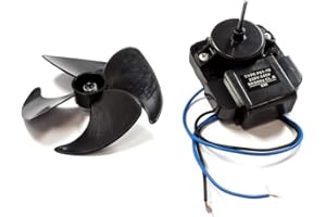 FIGEVIDA Motoventilatore Motore Completo per Frigorifero No Frost 220-240 Volt Universale Adattabile per Candy Whirlpool Ignis
