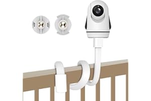 TYEYOBER Supporto flessibile per baby monitor compatibile con baby monitor HelloBaby HB65/HB6550/HB6558/HB66/HB248,ANMEATE SM935E/SM650 e adatto per supporti per camera con attacchi filettati da 1/4 di pollice