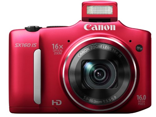 Canon PowerShot SX160 IS Digitalkamera (16 Megapixel, 16-fach opt. Zoom, 7,5 cm (3,0 Zoll) LCD) rot Canon PowerShot SX160 IS Digitalkamera (16 Megapixel, 16-fach opt. Zoom, 7,5 cm (3,0 Zoll) LCD) rot Bilder