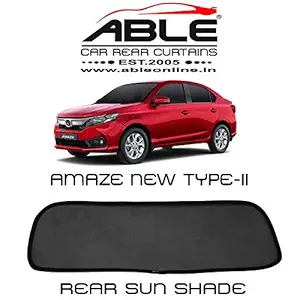 Able Dotnet Car Dicky Sun Shade Curtains for Honda Amaze New Type-II (2018 to 2020 Model)