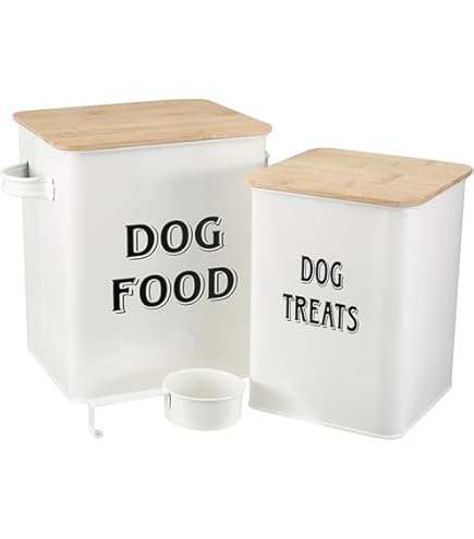 Contenitore Per Alimenti Per Cani In Metallo Zincato - Buy Cibo Per Cani Conteni