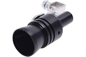 Dropfree Turbo Sound Exhaust Tailpipe BOV Blow-Off Valve Simulator Black (Size XL)