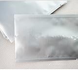 Material: Aluminium 100 pc Silber mit Alu-Beutel-Vakuumbeutel Food Storage-Gehäuse 8 * 12cm