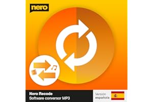 NERO Convertir audio y vídeo | Convertidor MP3 | Convertidor MP4 | Convertidor audio | Convertidor vídeo | Vídeo - Audio - Foto - Conversión para Windows 11, 10, 8, 7 | 1PC | Licencia ilimitada