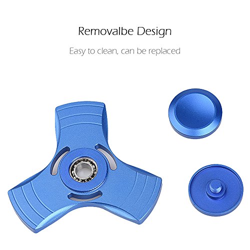 Aober Tri Fidget Hand Spinner Durable Metal Finger Toy, High Speed CNC Exquisitly Made, Perfect for ADD / ADHD / Anxiety / Autism, Stress Reducer Relieves Anxiety and Boredom For Kids & Adults (Dark Blue) Aober Tri Fidget Hand Spinner Durable Metal Finger Toy, High Speed CNC Exquisitly Made, Perfect for ADD / ADHD / Anxiety / Autism, Stress Reducer Relieves Anxiety and Boredom For Kids & Adults (Dark Blue)