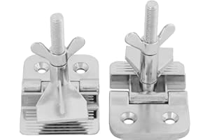 SANON 2PCS Butterfly Hinge Clamp Silk Screen Printing Metal Butterfly Frame Hinge Clamp DIY Hobby Tool