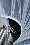 Mosquito Net for Twin or Tandem Buggy Pushchair FREE Travel Net Bag - 3