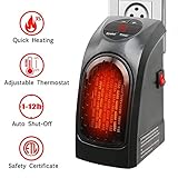 Potente: inteligente y seguro con 350 vatios, el funcionamiento silencioso también tiene dos configuraciones de velocidad para la circulación de aire y cubre hasta 250 pies cuadrados.
