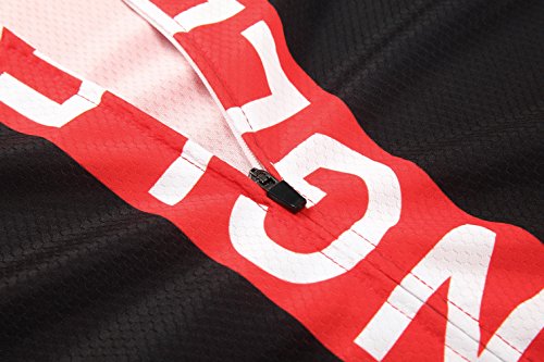 [Größe:S-5XL][option:Trägerhose,3D 2.8cm Sitzpolster] Fahrrad Trikot Langarm Radhose Radtrikot Fahrradbekleidung Herren Männer Hemd mit lange Ärmeln Set Cycling OutdoorTrikots Windjacke Neue - 7