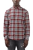  edc by ESPRIT 116CC2F002, Camisa Hombre, Rojo (Bordeaux Red), X-Large